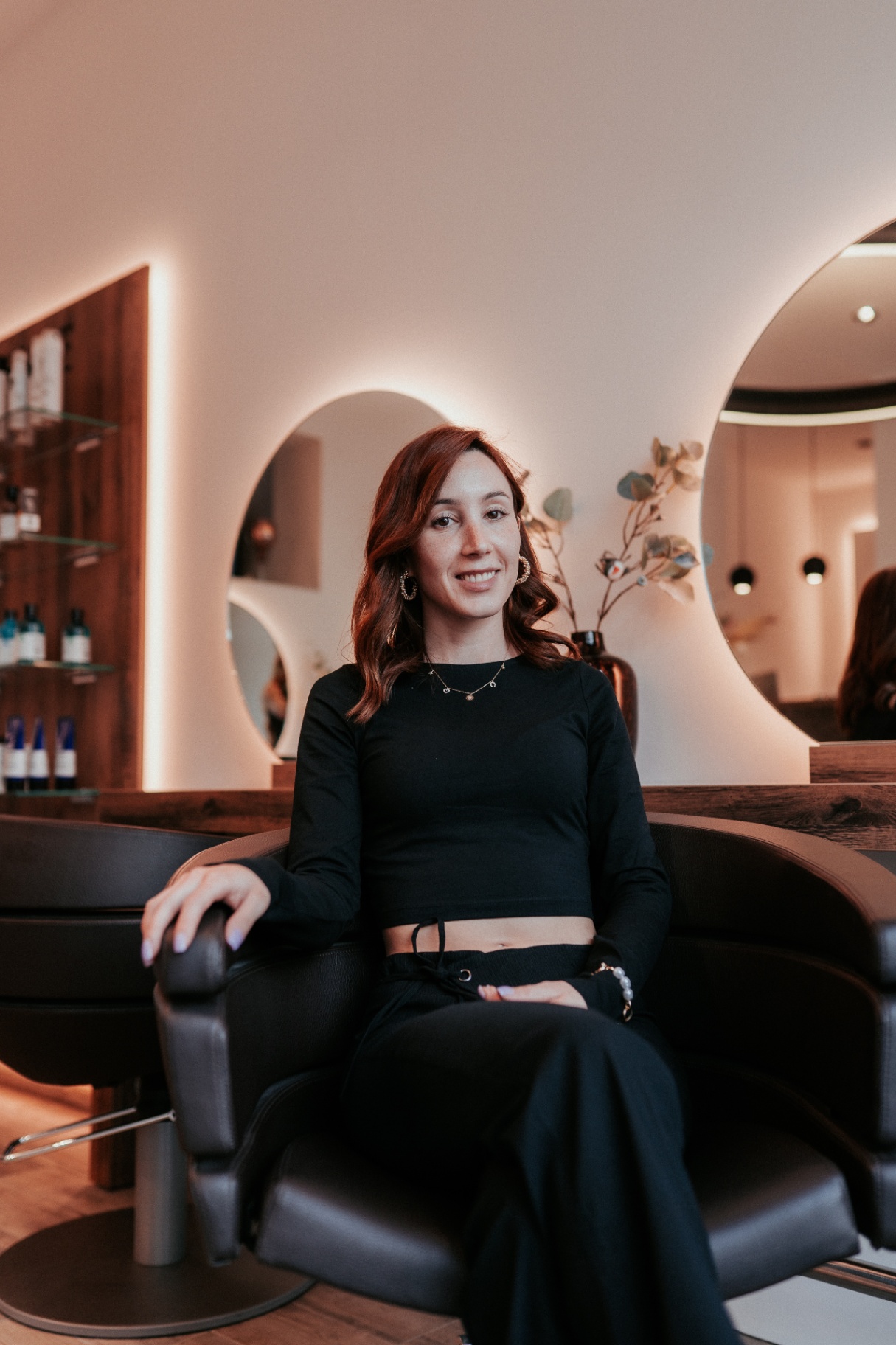Moroz Hair Club — stylist seated